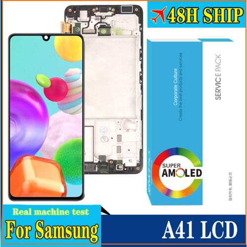 6.1" Super AMOLED For Samsung Galaxy A41 SM-A415F A415 LCD Display Touch Screen Digitizer Assembly Repair Parts