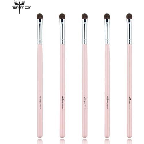 Anmor 5Pcs Eyeshadow Makeup Brushes Eyebrow Shader Make Up Brush High Quality Horse Hair Eye Blending Gift Set for Women