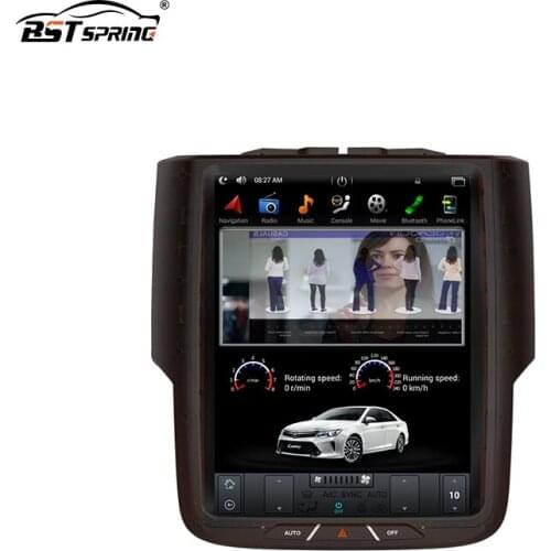 Bosstar Android Tesla car audio media player for Dodge RAM 1500 vertical screen car dvd player gps navigation