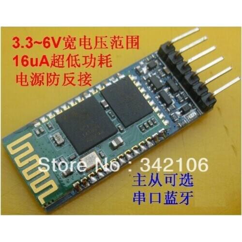 Free Shipping! FBT06 low-power Bluetooth serial module with light anti-reverse master-slave one 3.3/5V module sensor