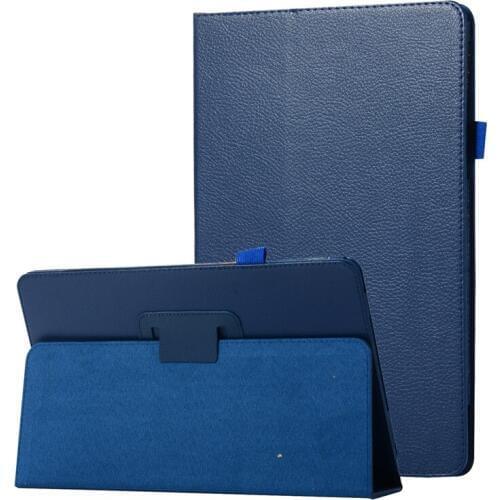 30pcs Litchi Book Flip Cover PU Leather Case for Samsung Galaxy Tab A 10.5 SM-T590/T595 T590 T595 2018 Tablet + Free Gift