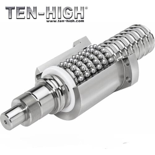 Ten-high free shipping CNC sfu2504 ball screw set ball screw end machining + single ball nut