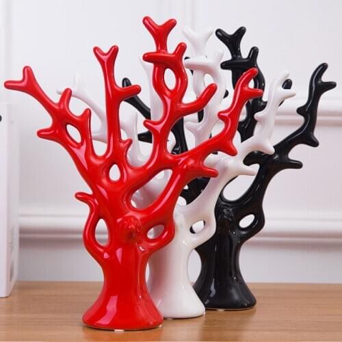Home Furnishing ceramic craft decoration bridal jewelry ornaments wedding gift wedding gift money tree