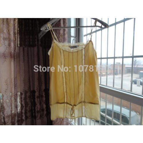 100% pure silk Camisole breathable small tanktop woman top