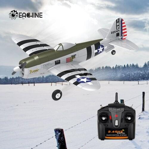 Eachine Mini P 47 Razorback Bonnie Warbird EPP 500mm Wingspan RTF 2.4G 6Axis Gyro Stable RC Plane Remote Control Rc Airplanes