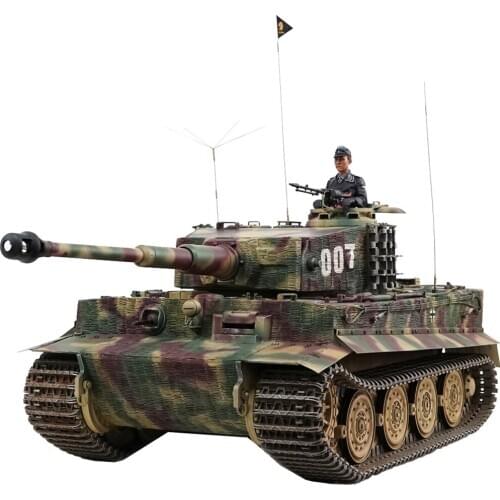 HOOBEN 1/10 RC RTR TANKS German Tiger I Late Production Michael Wittmann Heavy Tank WORLD WARII Master Paint Camouflage Zimmerit