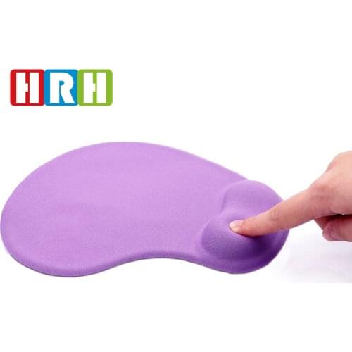 HRH Silicone Custom Size Colorful Wrist Mouse Pad Gel Manufacturer Mouse Pad Comfortable Support Wrist Non-slip Gaming Laptop