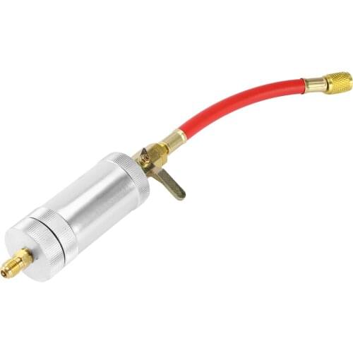 1/4SAE R134 2 oz Oil Injector R134A R12 R22 Car A/C AC Oil&Dye oz Injection Tool