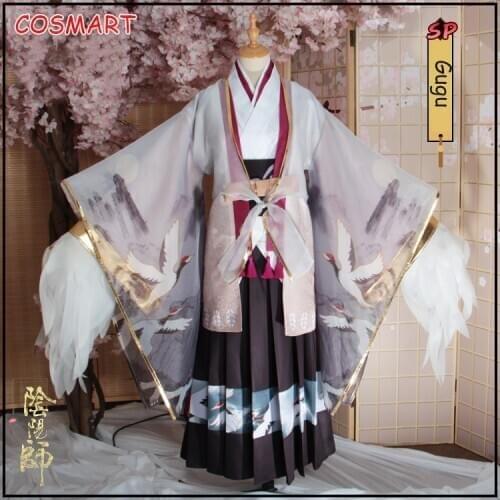 Game Onmyoji SP Gugu Kimono Gorgeous Dress Cosplay Costume Halloween Party Outfit For Women Men Customized New 2020