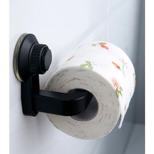 KLX High Quality Home Punch-Free Paper Towel Holder Kitchen Suction Cup Roll Paper Shelf Towel Storage Rack Bathroom Organizer