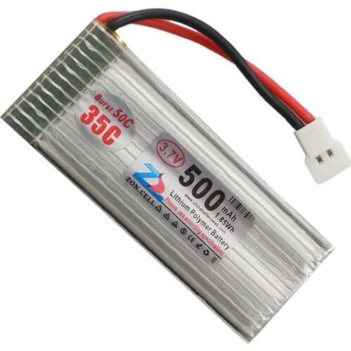 New Hot A In the core 500mAh 3.7V UAV helicopter power electric car lithium polymer battery 552050 Rechargeable Li-ion Cell