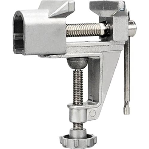 Mini Table Bench Vise Work Clamp Swivel Hobby Craft Repair Tool Jewelers DIY Table Bench Vise For Using To Cut, Bend, Or Alter
