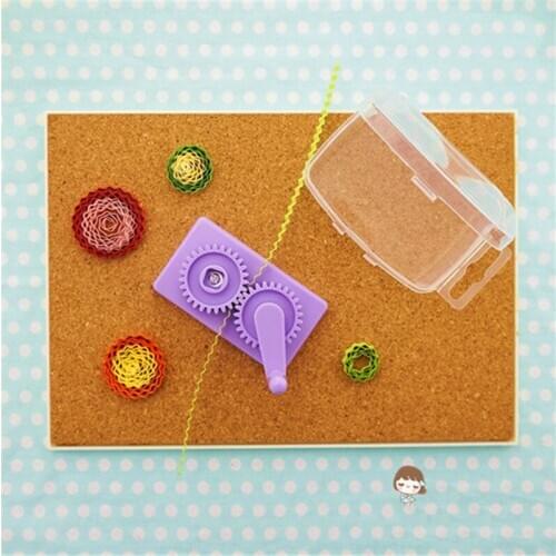 Useful Paper Quilling Tool Quilling Crimping Crimper Tool Wheel for Handmake Card Paper Crafts Flower Artwork Tool Purple