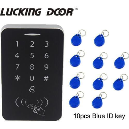 RFID Standalone Access Controller Security Proximity Entry Door Lock 125KHz RFID/EM Keypad Card Access Control System