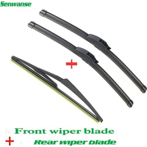 Senwanse Front and rear Wiper Blades For Nissan Juke 2010-2019 high quality Windshield Windscreen wiper 22"+14"+12"