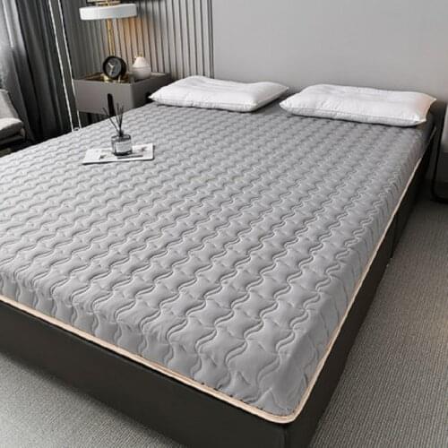 Four seasons mattresses Thicken Soy fiber filling tatami student dormitory Foldable mats King Queen Twin Full Size bed product