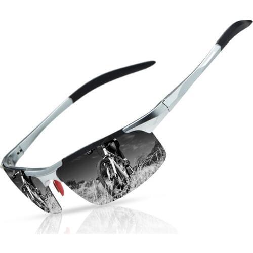 Ywjanp BRAND DESIGN Sunglasses Men Driving Male Polarized Sports Sunglasses Vintage Square Frame Eyewear Oculos Gafas UV400