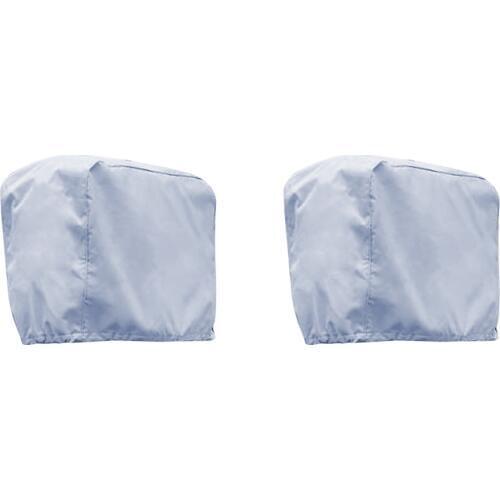 2 Pieces Outboard Motor Boat Engine Protector Cover 63x35x52cm&48x27x37cm