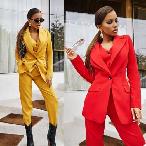 Spring Red Carpet Fashion Mother of the Bride Suits Slim Fit Women Ladies Evening Party Tuxedos Formal Wear For Wedding 3 Piece