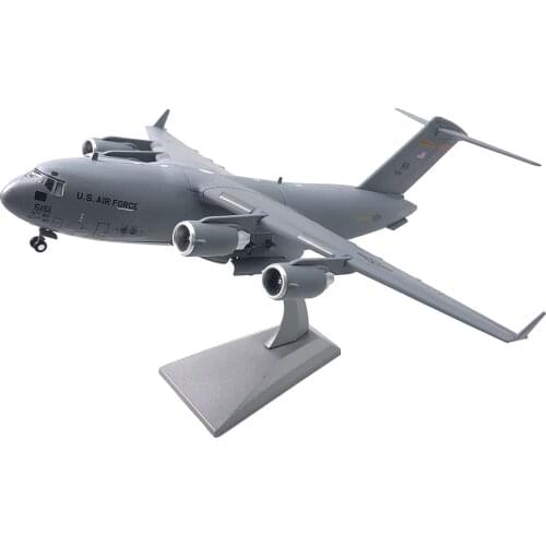 1/200 Scale C-17 Metal Transport Planes Military Die-Cast Model Aircraft American Air Force for Commemorate Collection or Gift