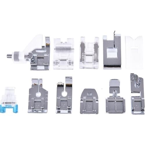 11pcs Sewing Machine Supplies Presser Foot Feet for Sewing Machine Feet Kit Set