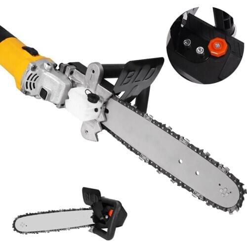 12inch Electric Chainsaw Parts Bracket Adjustable Universal M10 Chain Saw Part Electric Angle Grinder Into Chain Saw
