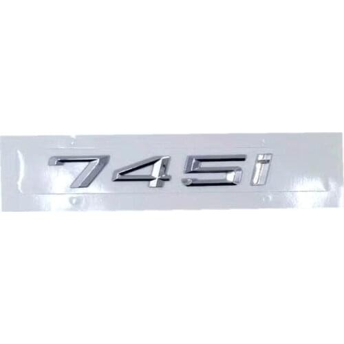 20pcs/lot 745i Badge Auto Chrome Emblem