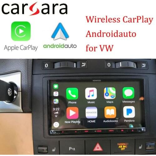 Wireless Androidauto Apple CarPlay Module For VW Golf 7 Tiguan L Lamando Magotan Teramont Phideon 2013-2018 CD in Glove Box