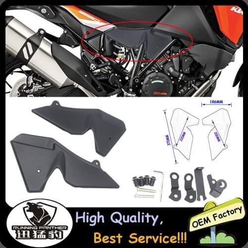Motorcycle Radiator Side Guard Fairing Cover Protector Panel For 1050 1090 1190 1290 Super Adventure R/S/T ADV