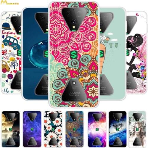 For Xiaomi Black Shark 3 Case Soft TPU Silicone Back Cover 6.67" Phone For Xiaomi Black Shark3 Case 2020 Cartoon Coque