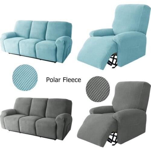 Split Design Recliner Cover Relax All-inclusive Massage Lounger Single Couch Sofa Slipcovers for Living Room Armchair Covers