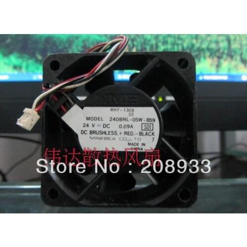 For Minebea MNB 2408NL-05W-B59 6020 DC DC 24V 0.09A