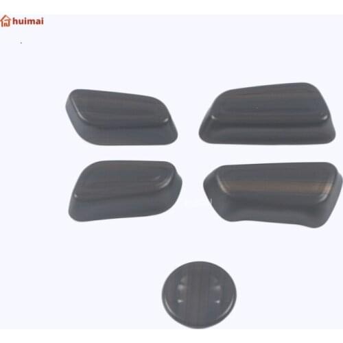For Toyota Highlander 2020 2021 2022 Car Cover Frame Detector ABS Seat Adjustment Knob Button Switch Trim Stick Parts