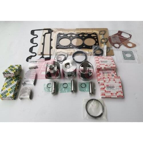 For ISUZU 3LD2 water pump and overhaul rebuild kit ring gasket bearing set excavator