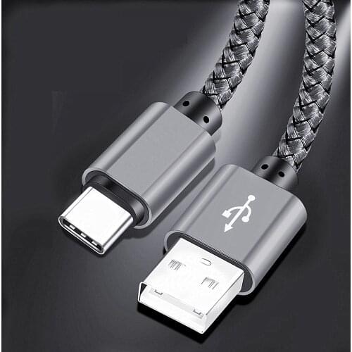 USB Type C Fast Charging Charger Cable for Xiaomi Mi 9 9t a2 4C Mi5 4S Nexus 5X 6P Elephone U Pro Z1 BQ Aquaris X Pro 2m 3m long