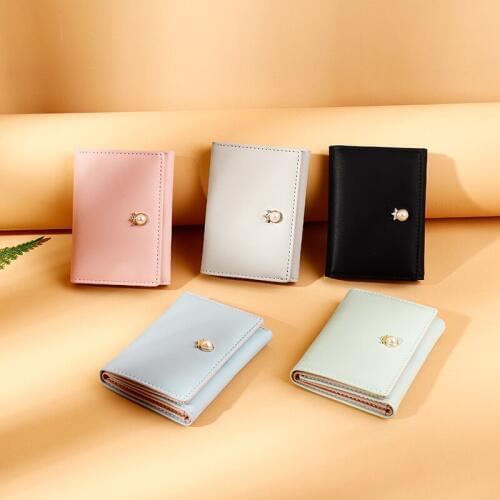 Womens Wallet Brand Wallet Design Small Wallet Female High Quality Short Card Holder Coin Purse Carteira Billetera