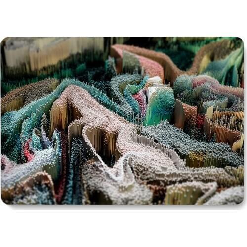 Colorful Particle Pixel Pattern Laptop Case For MacBook Retina Air 11 12 13.3 New Pro 15.4 16 inch Cover shell