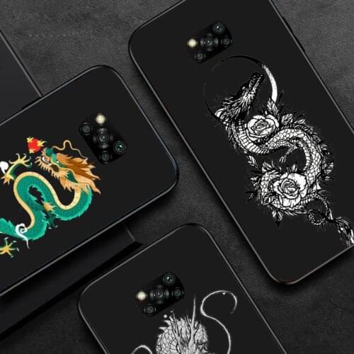 Fashion Dragon Animal Pattern Phone Case For Huawei P40 P20 P30 Mate 40 20 10 Lite Pro Nova 5t P Smart 2019