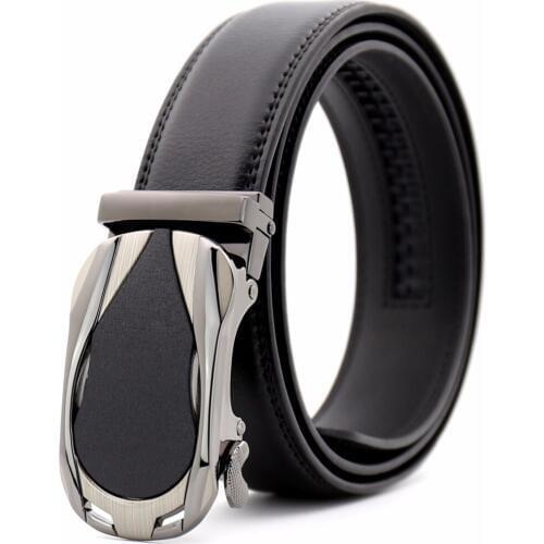 Mens Designer Belts 2018 Real Genuine Leather Automatic Buckle Male Waistbands Belts Luxury Ceinture Homme Luxe Marque LY7393