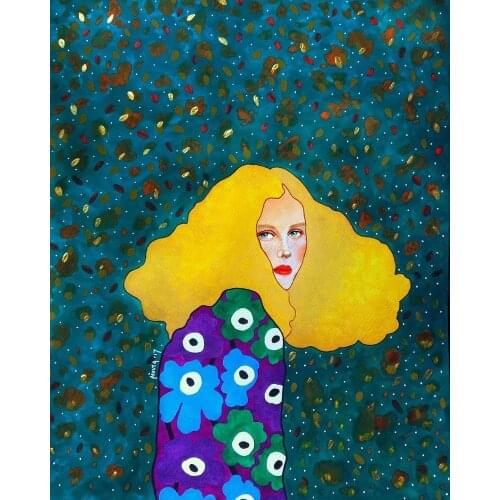 Romantic DIY Painting By Numbers Kits Acrylic paint by numbers Picture Hand Painted Modern Oil Painting For Wall Art Picture