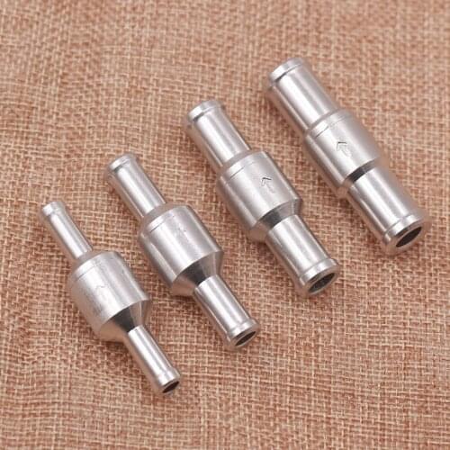 6/8/10/12mm Aluminum Alloy Car Check One Way Non Return Valve Petrol Diesel For Car Vacuum Hose Oil Water Pumps Ship Motorcycle