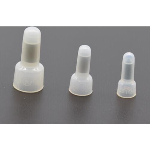 100pcs Closed End Crimp Caps Electrical Wire Cable Terminals Connectors Set AWG 12-10 16-14 22-16 / CE-1X CE-2X CE-5X