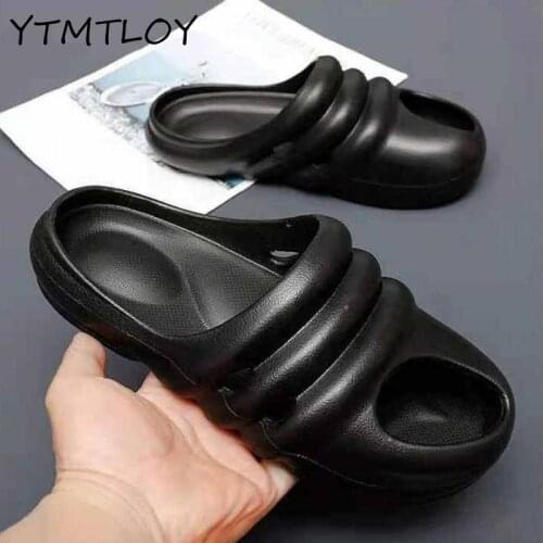 New Fashion Couple Beach Slippers Massage Slippers Slippers High Quality Eva Summer Mens And Womens Slippers Indoor
