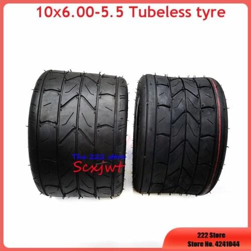 10 inch widened vacuum tyres 10x6.00-5.5 10*6.00-5.5 for small Harley motorcycle Electric scooter motor special tubeless tires
