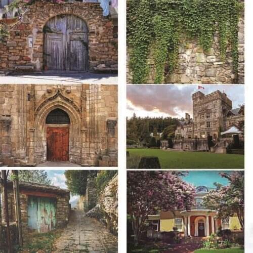 ZHISUXI Vinyl Custom Photography Backdrops Prop outdoor+Brick wall Theme Photography Background #0066