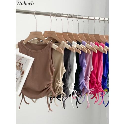 Woherb Women's Cropped Tank Tops