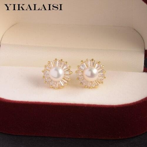 YIKALAISI Pearl Earrings