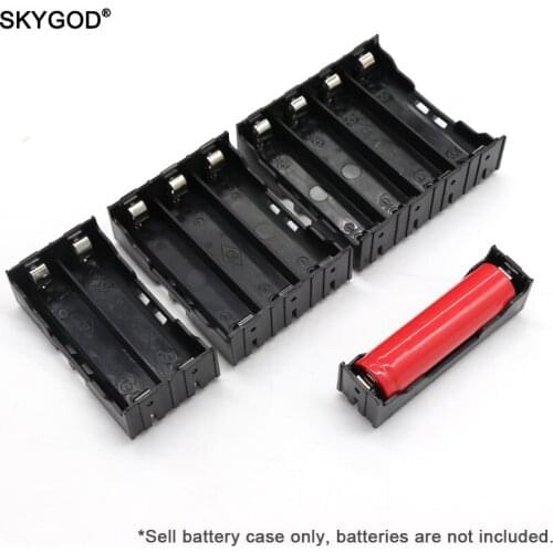 1PCS 1x 2x 3x 4x 18650 Hard Needle Mobile Power Shell 18650 ABS Battery Holder Storage Box Shell 1 2 3 4-slot Battery Box