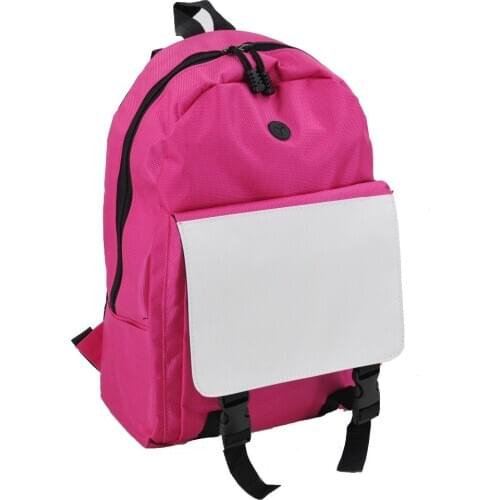 10pcs/lot wholesale Sublimation blank diy bag 2016 backpacks black gray pink School Teenagers Girls man bag backpacks