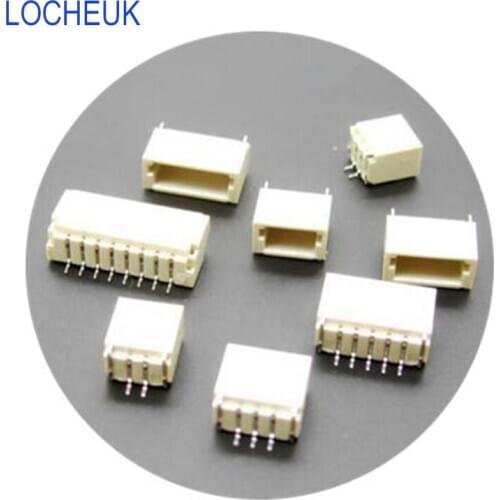100Pcs SH1.0 1.0 AWD Horizontal Patch SMD Pitch 1.0MM Connector SMT Needle Socket 2P 3P 4P 5P 6P 8P 9P 10P Pin Header